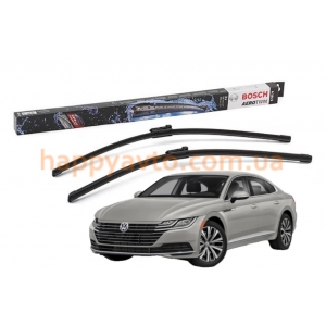 Комплект дворников на Volkswagen Arteon 2017-2026— Bosch AeroTwin